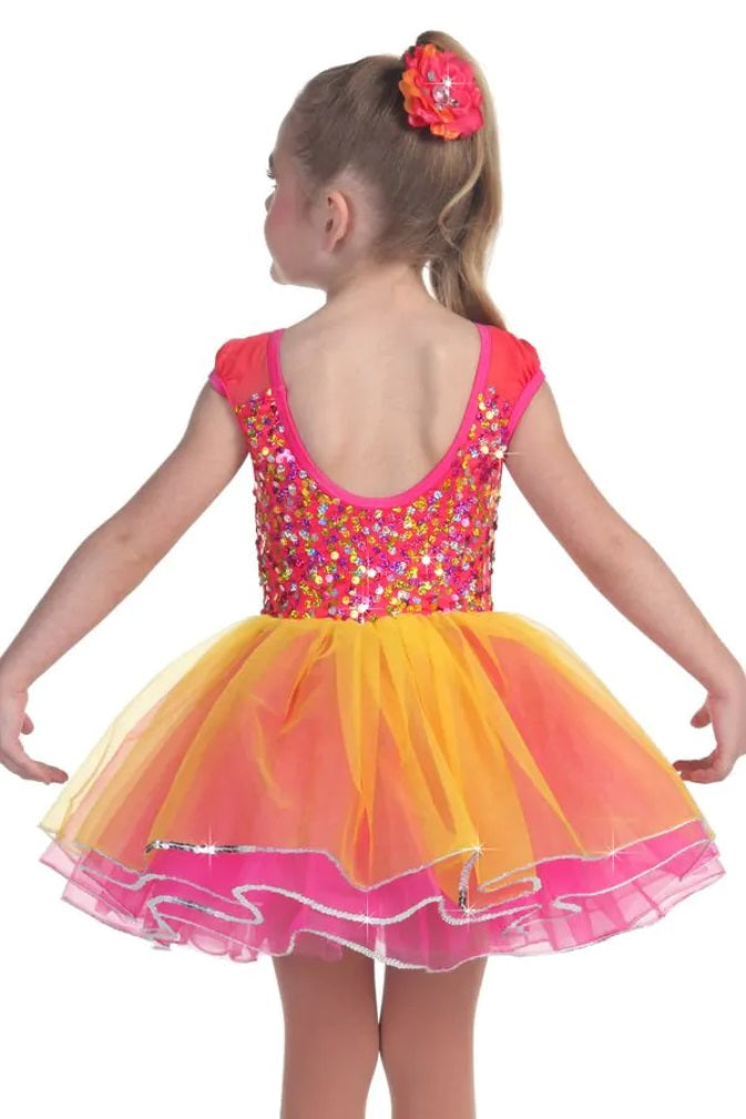 Pre-Owned Costume Layla's  L2601 Medium Child Hot Pink  Jazz