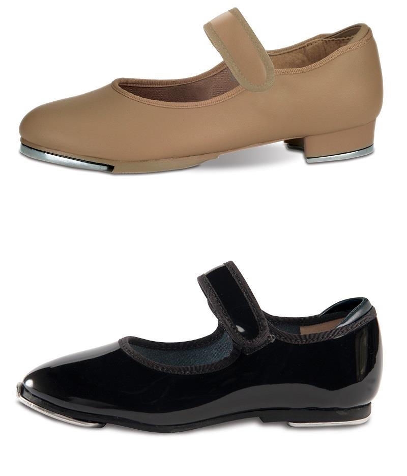 NEW Tap Shoes Danz N Motion Kids Sizes Mary Jane Man Made No Buckle Velcro