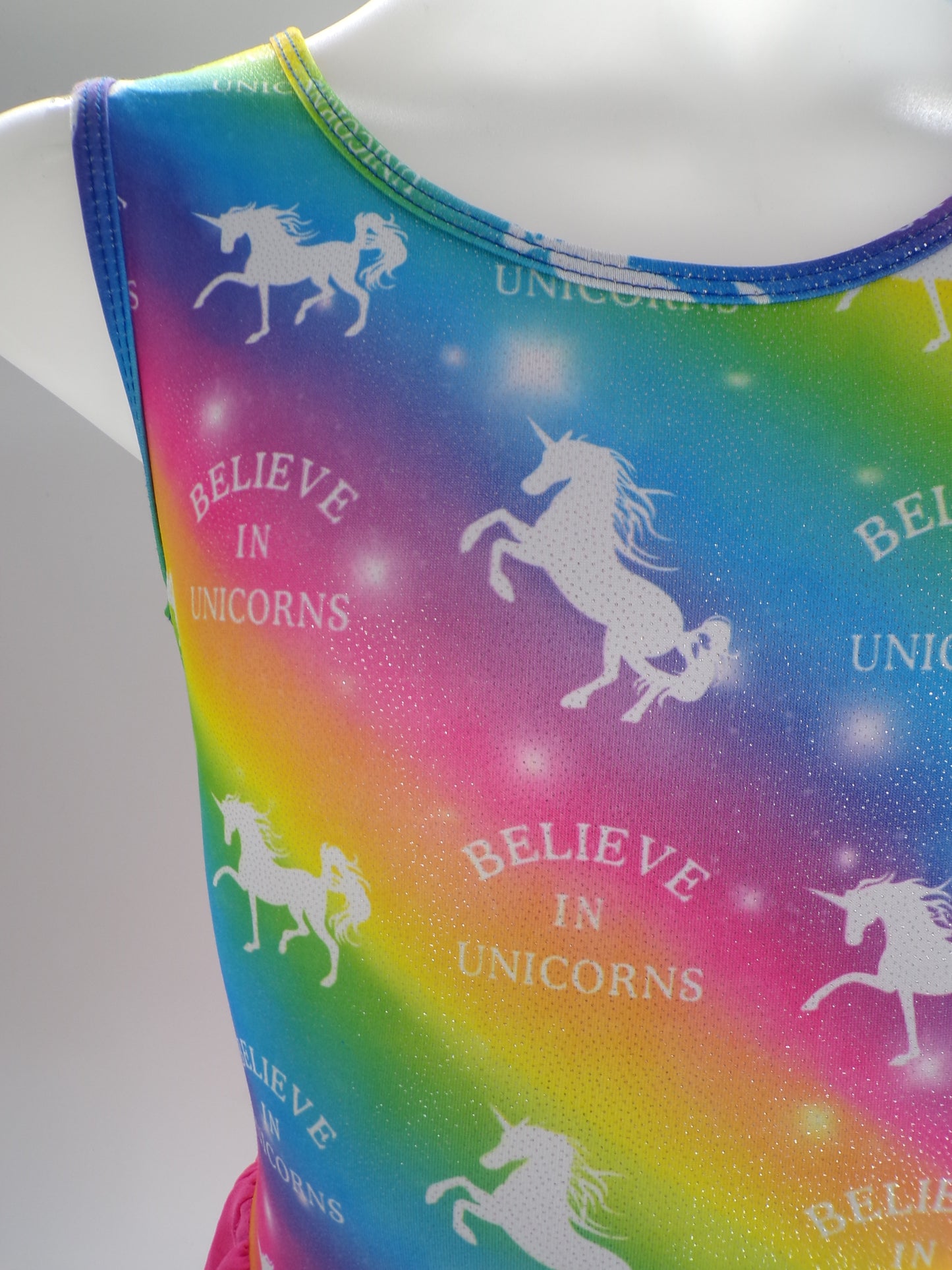 Pre-Owned Dress Unicorn   Medium Child Bright Colors  Ballet