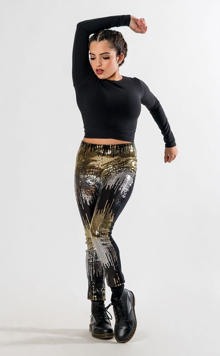 Pre-Owned Pants Costume Gallery  HH102 Large Child Gold  Jazz