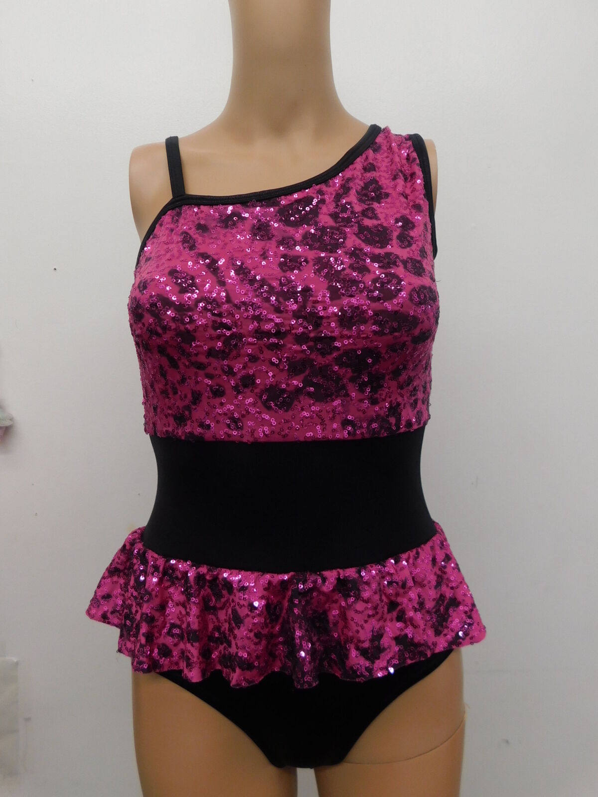 Pre-Owned Costume AWCT T1411 Small Adult Pink Jazz Sequin