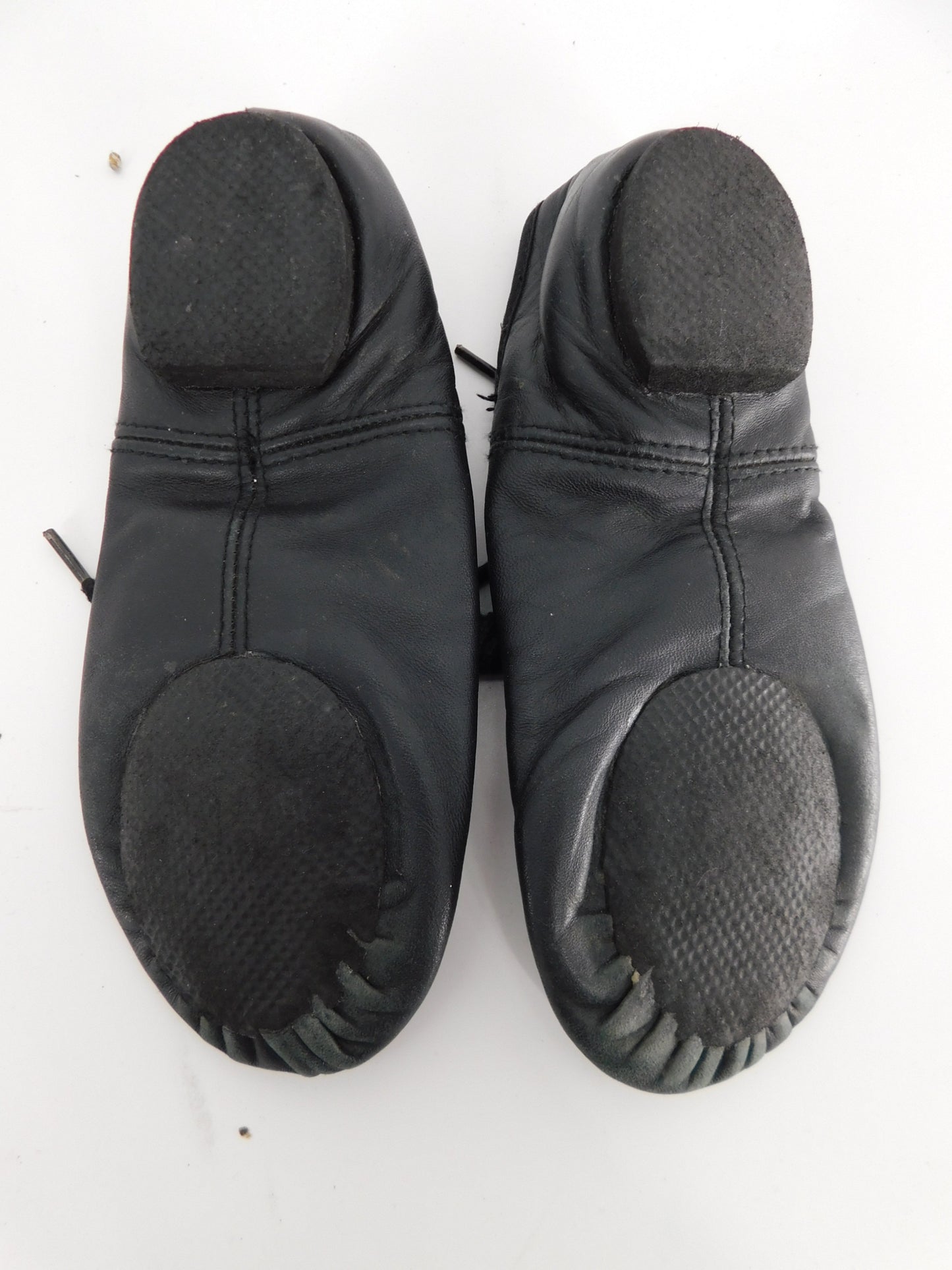 Pre-Owned Jazz Shoes Dance Class Little Kid 13M Leather Lace Up Split Sole