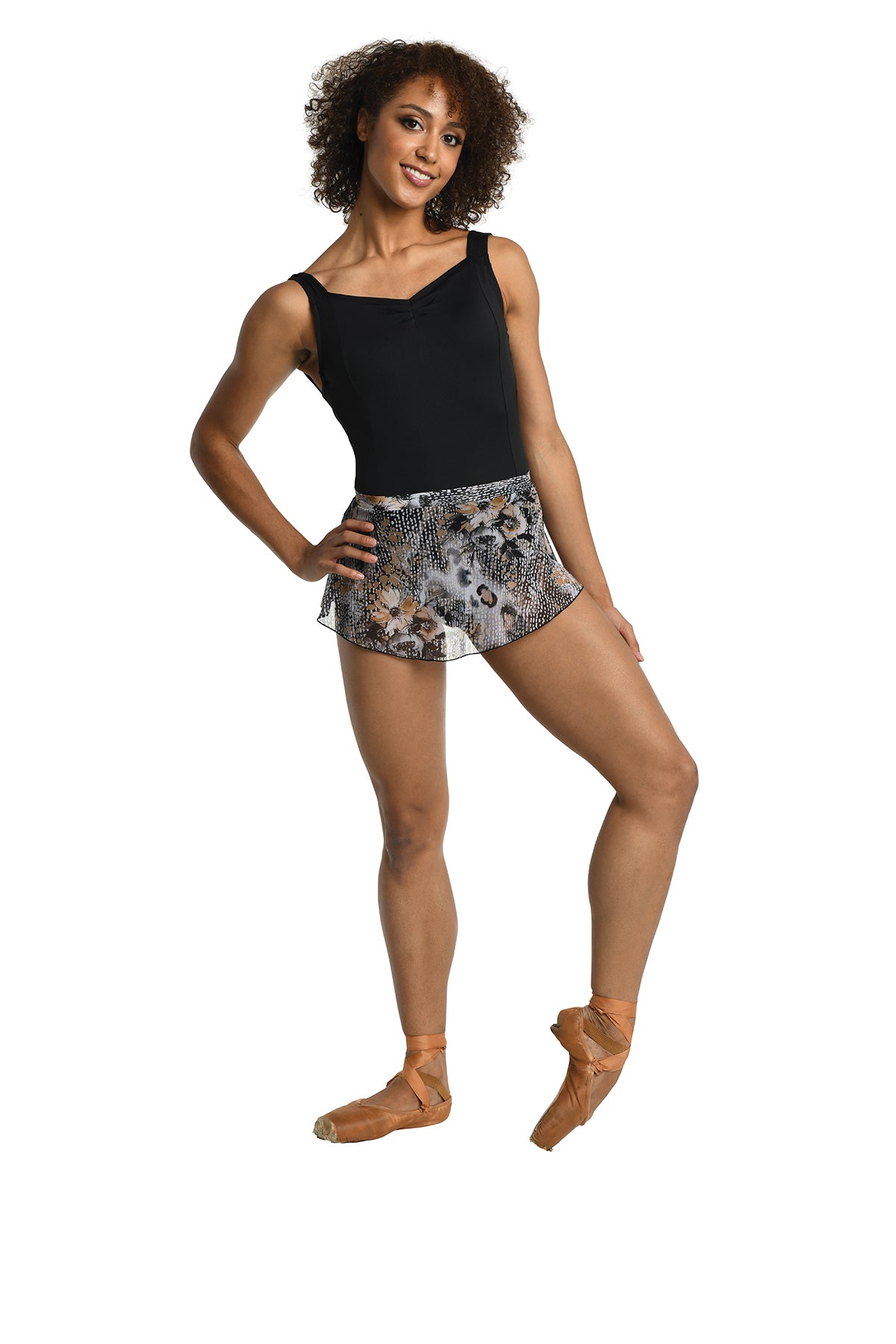 New Leotard Skirt Danz N Motion 23121A Womens Black Ballet Jazz