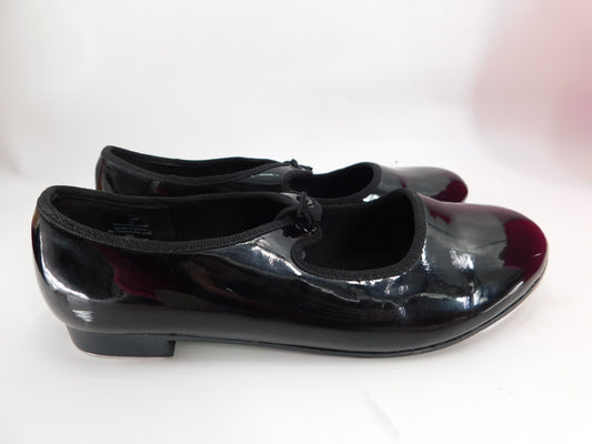 Pre-Owned Tap Shoes Dance Class Big Kid 2.5M Tyette Leather Elastic