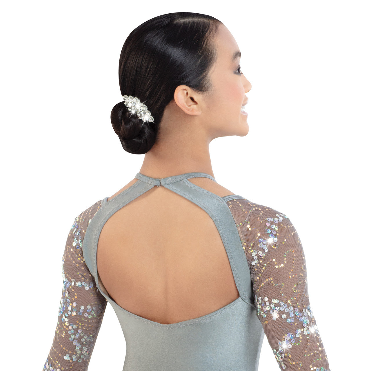 Pre-Owned Costume Revolution  RC22843 Large Child Silver  Jazz Sequins