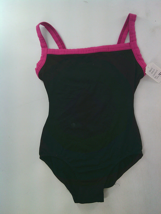 Pre-Owned Leotard Mirella   Medium Adult Black Pink  Ballet
