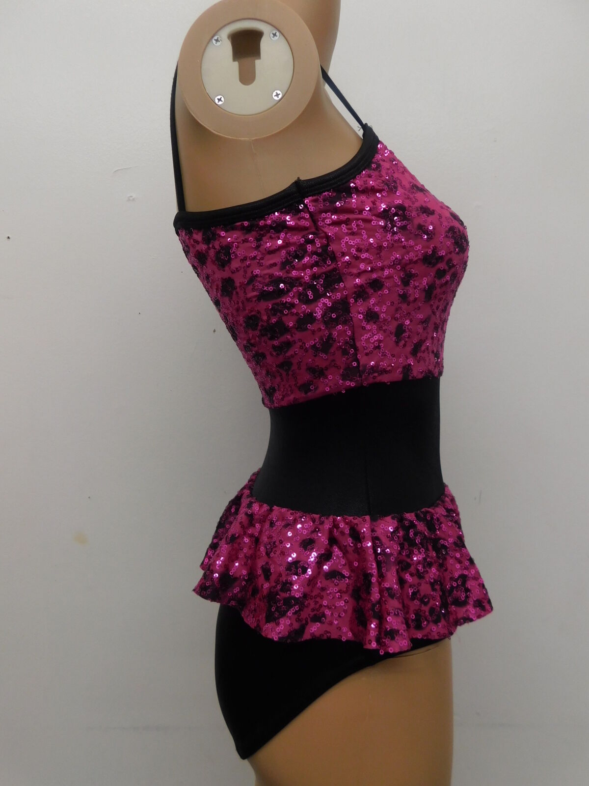Pre-Owned Costume AWCT T1411 Small Adult Pink Jazz Sequin