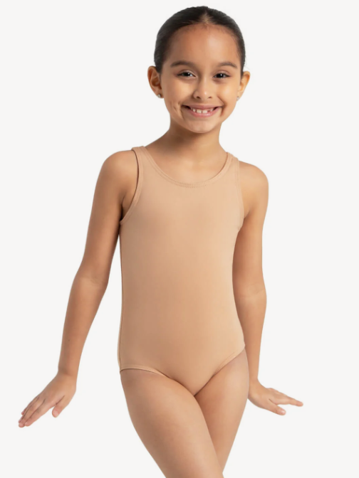 Pre-Owned Leotard Capezio TB142C Kids  Lt Sun  Ballet Tap Jazz
