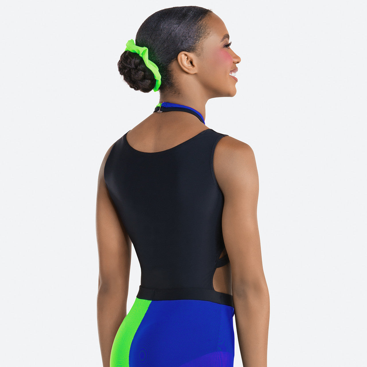 Pre-Owned Costume Revolution  RC24636 Large Child Blue Unitard Jazz Hip Hop Sequin