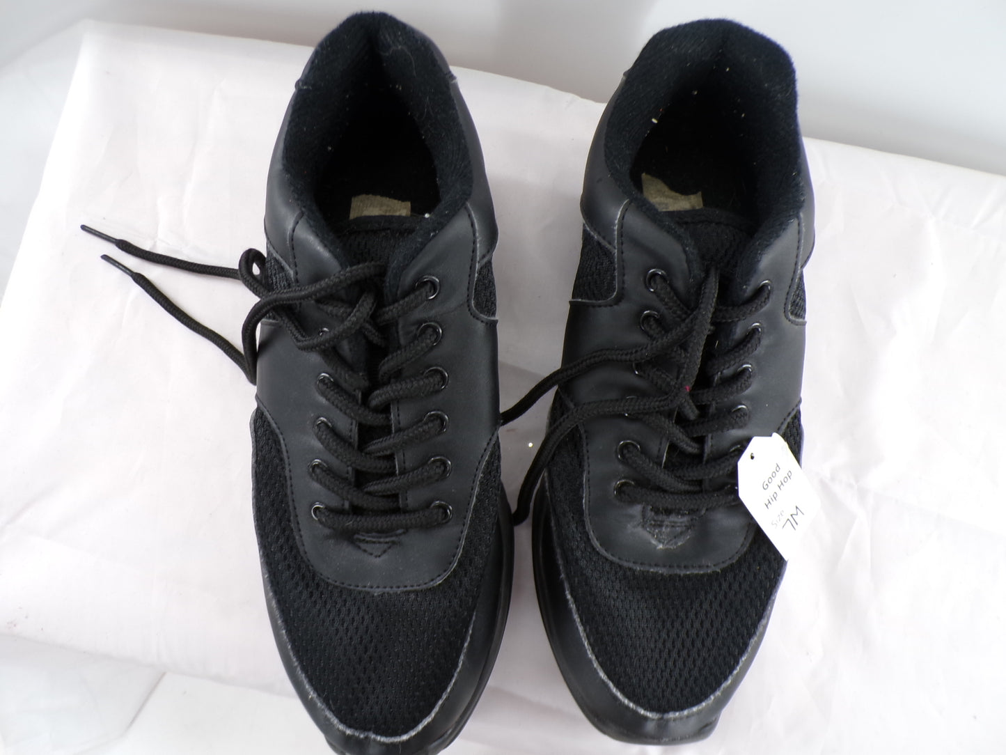 Pre-Owned Hip Hop Shoes Theatricals Adult 7M Leather Lace Up Split Sole