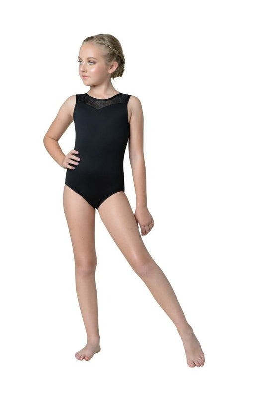 New Leotard DANZNMOTION 22122C Child Sizes  Black  Ballet Jazz