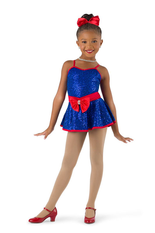 Pre-Owned Costume Gallery  19321 Intermediate Child Blue  Jazz