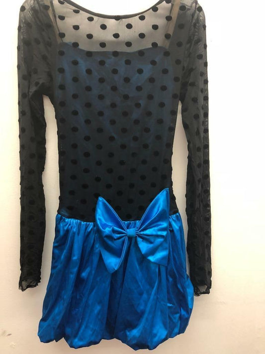 Pre-Owned Costume Balera D7517 Medium Adult Blue Jazz Tap Musical Theater
