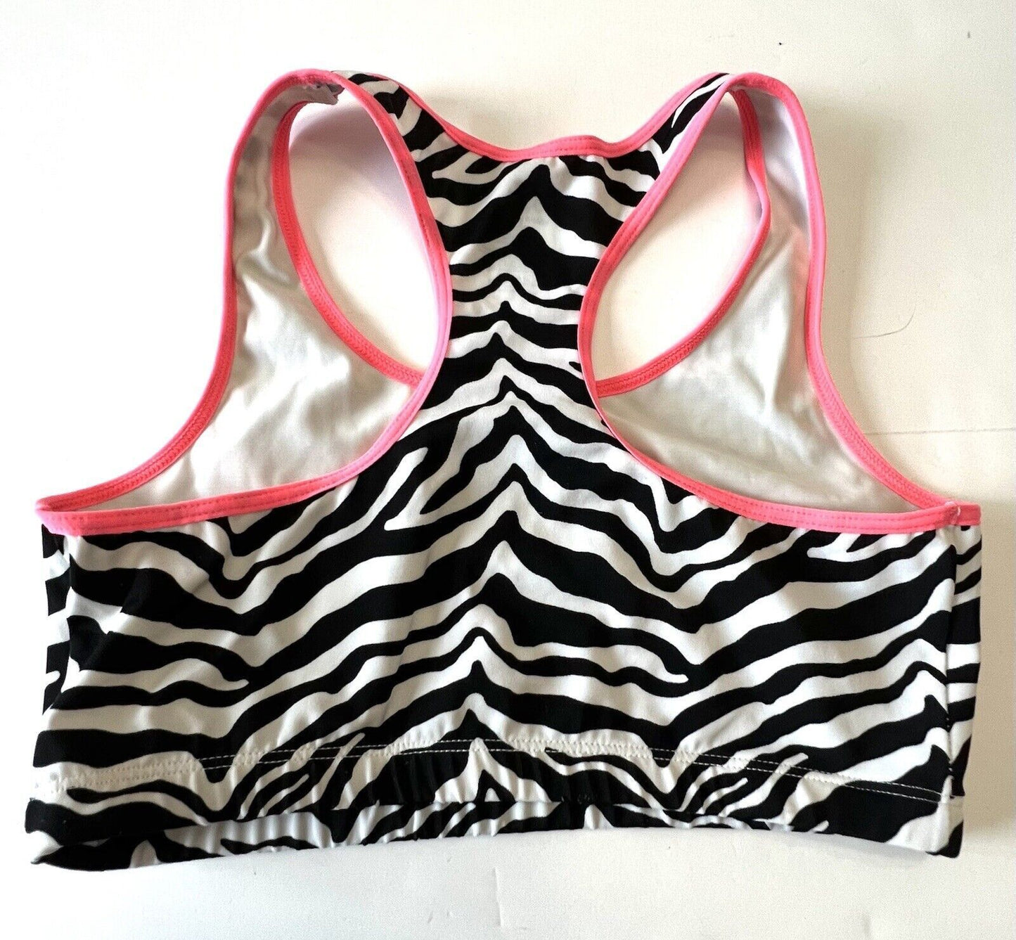 Pre-Owned Sports Bra Justice Large Child Pink Jazz