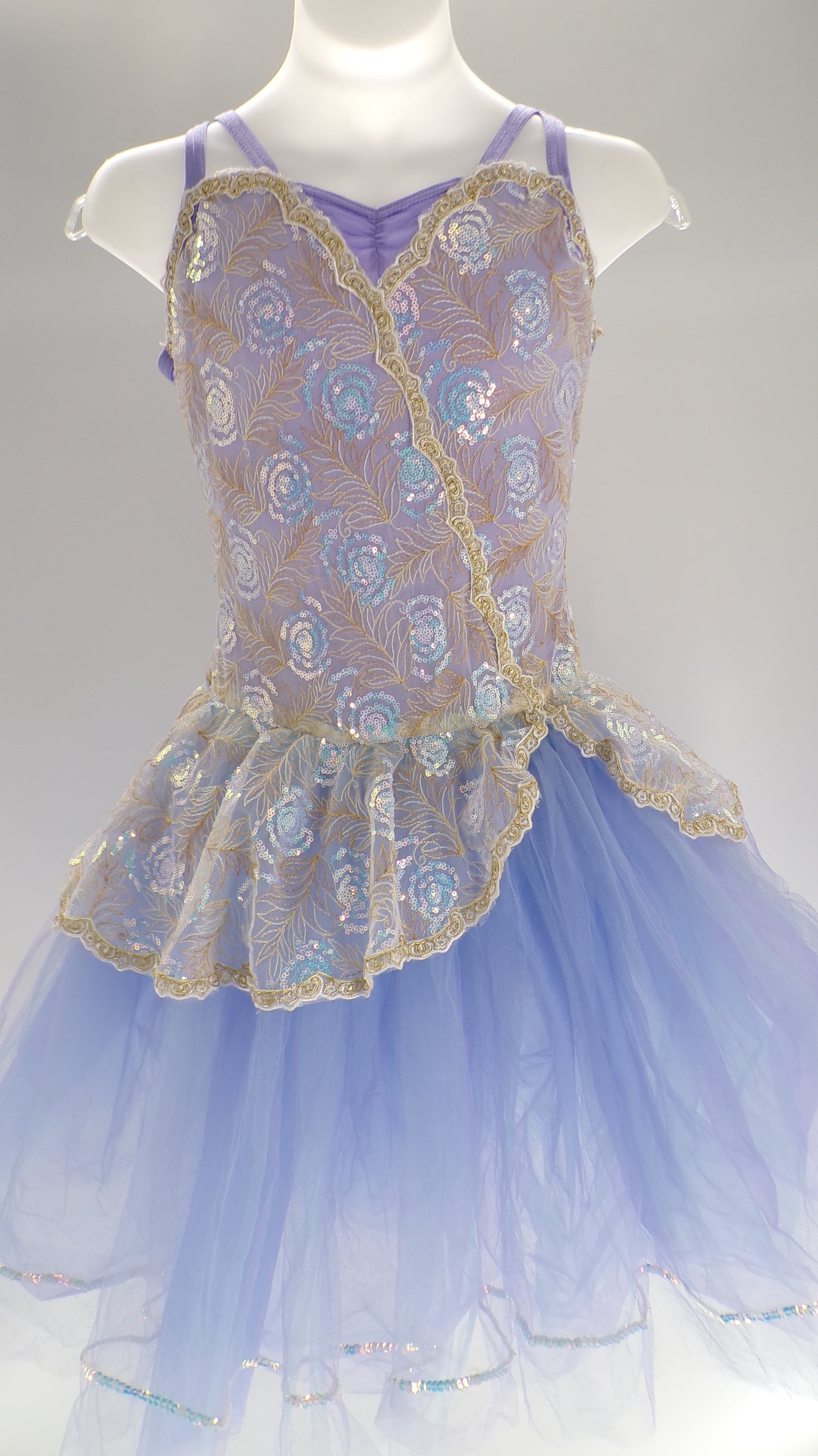 Pre-Owned Costume Unbranded   Large Child Lavender  Ballet