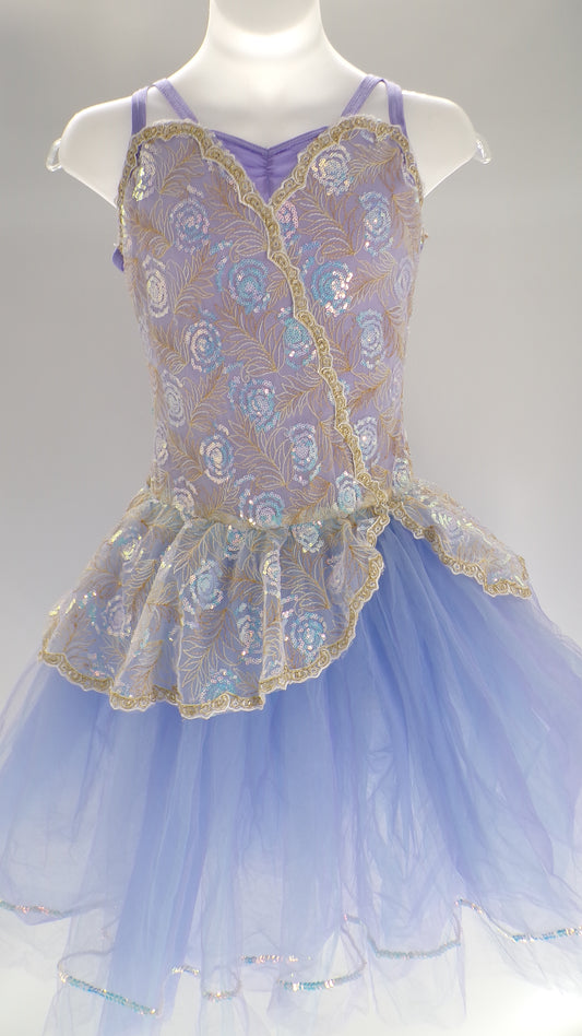 Pre-Owned Costume Unbranded   Large Child Lavender  Ballet
