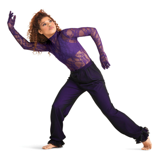 Pre-Owned Costume 10th House  TD24438 Medium Child Purple  Unitard Jazz