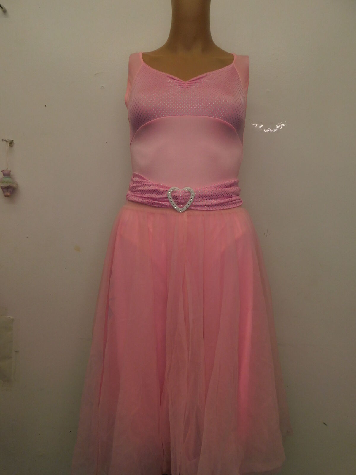 Pre-Owned Costume Costume Gallery   XL Child Pink 2in1 Lyrical Jazz Glitter