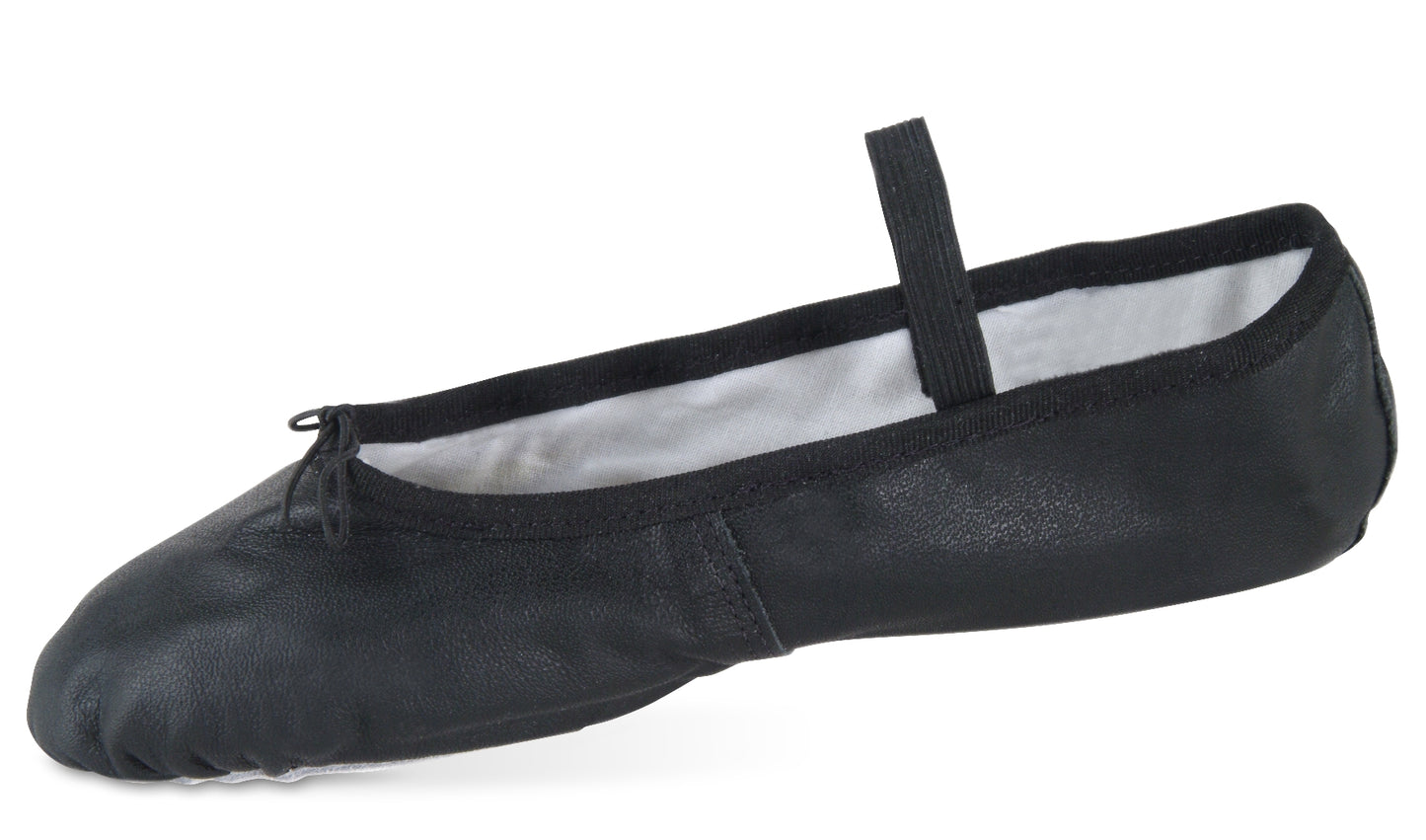 Pre-Owned Ballet Shoes DanzNMotion Little Kid 13M  Leather Single Strap Full Sole