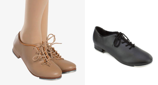 NEW Tap Shoes So Danca TA04 Oxford  Student Tan & Black Toddler to Youth