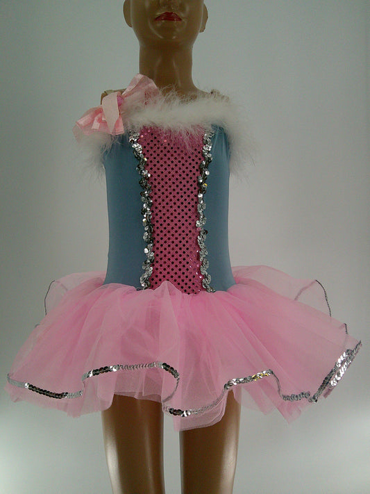 Pre-Owned Costume Gallery  14817 Small Child Pink Tutu Ballet  Sequin Mouse