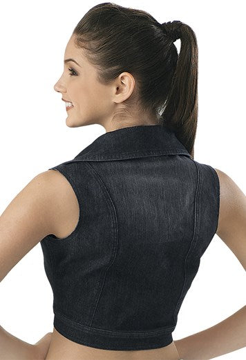 Pre-Owned Costume Vest AH6716 Weissman Dark Denim Medium Child