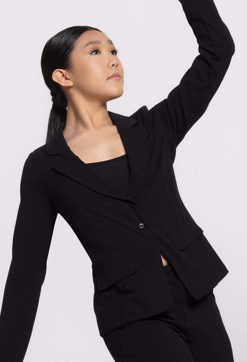 Pre-Owned Costume Jacket Weissman AH11502 Medium Adult Black  Jazz Tap Pageant