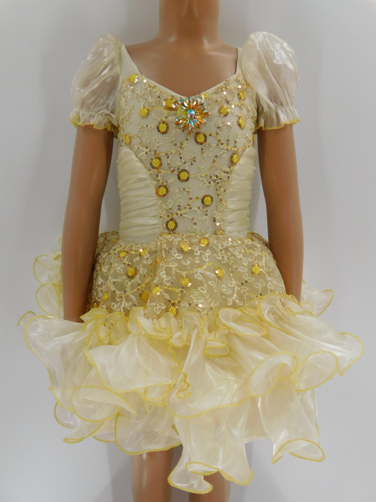 Pre-Owned Costume Glamour   XS Child Yellow  Ballet