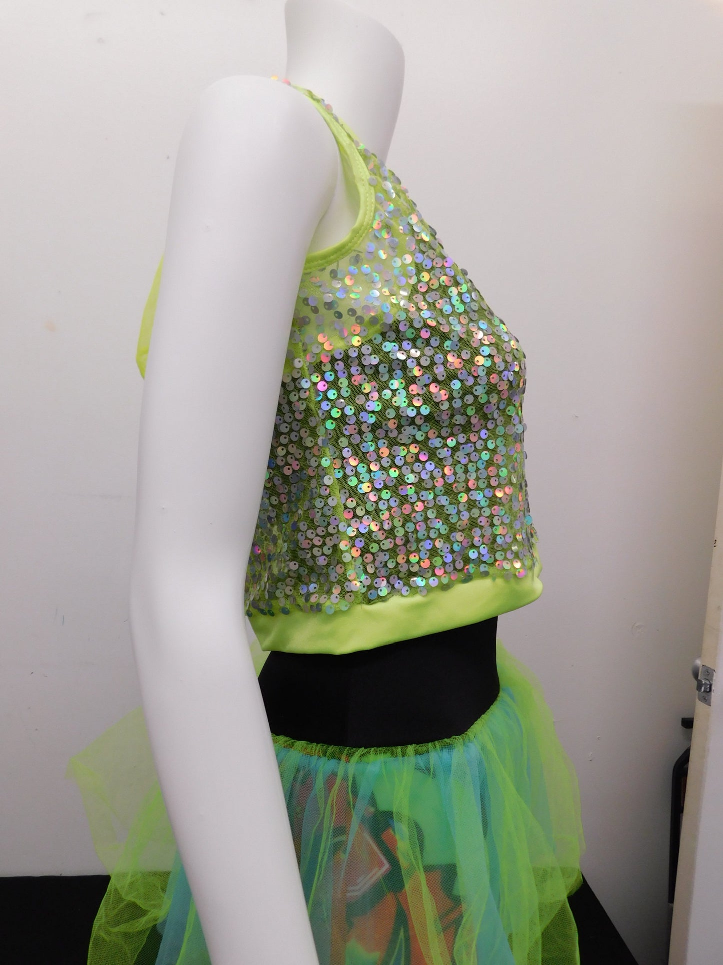 Pre-Owned Costume Curtain Call E1856 Large Adult Neon Hip Hop