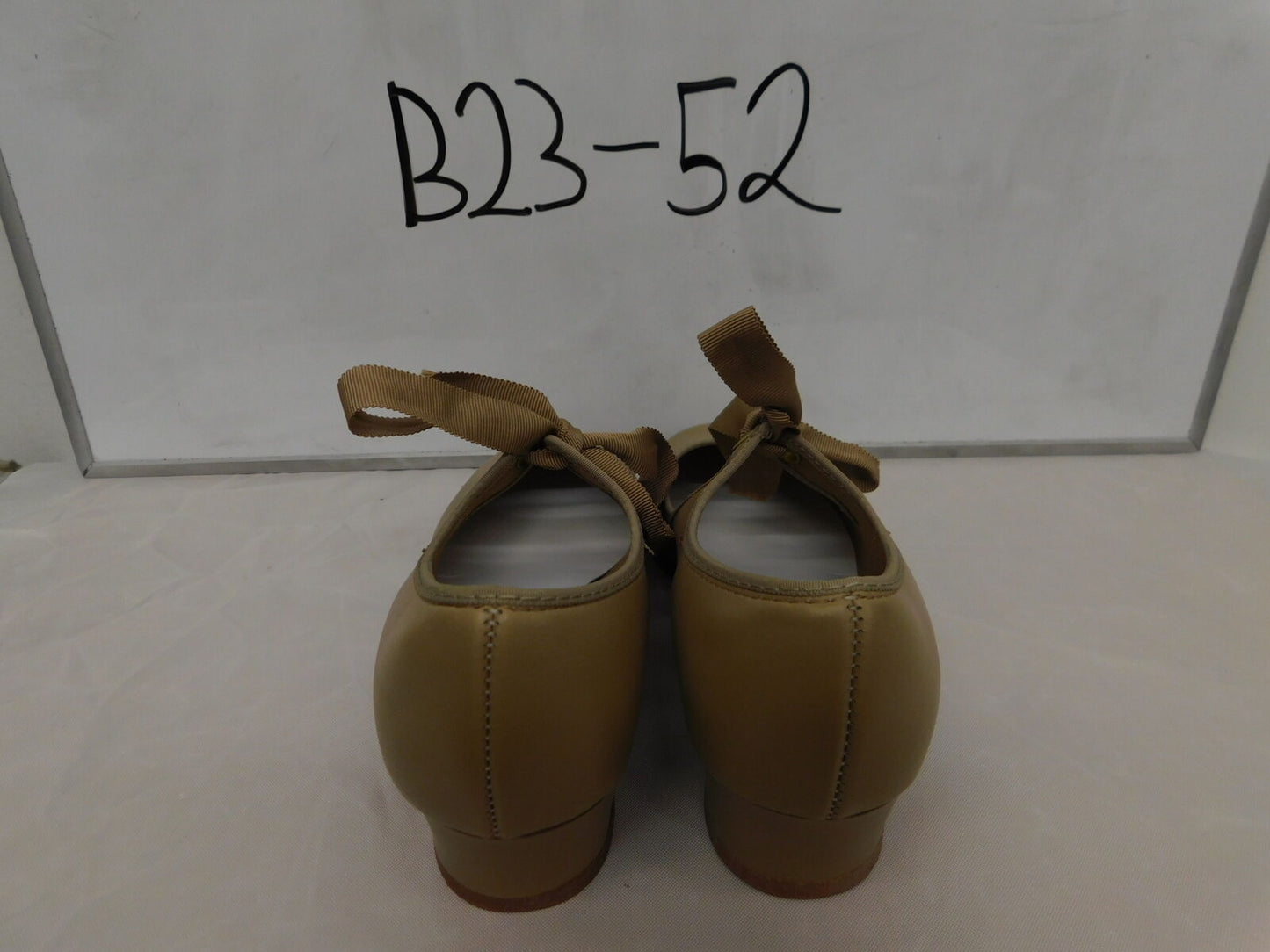 Pre-Owned Tap Shoes Barbette Big Kid 4.5M Tyette Leather Ribbon Student