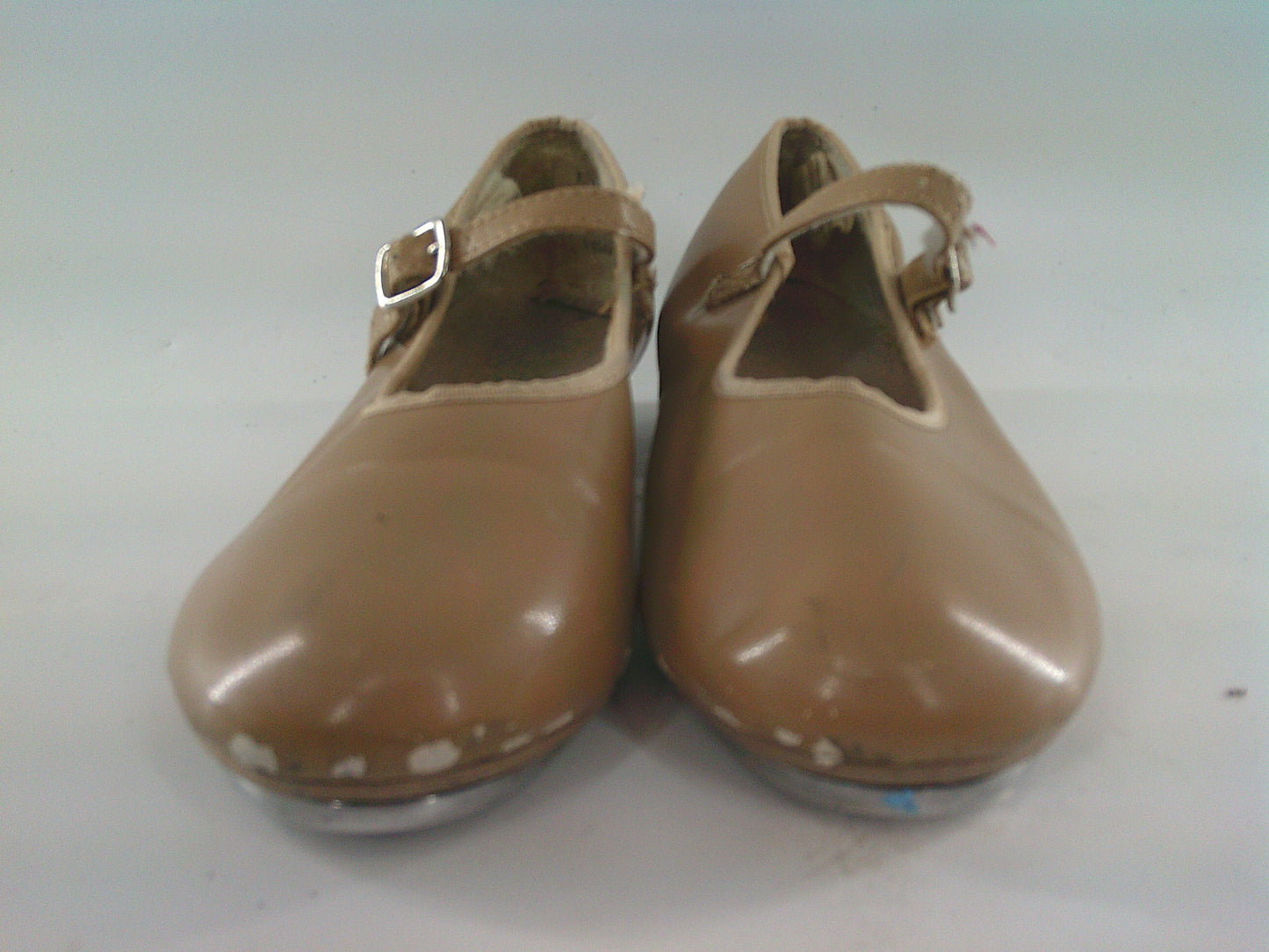 Pre-Owned Tap Shoes Revolution Big Kids 2M Mary Jane Leather Buckle Student