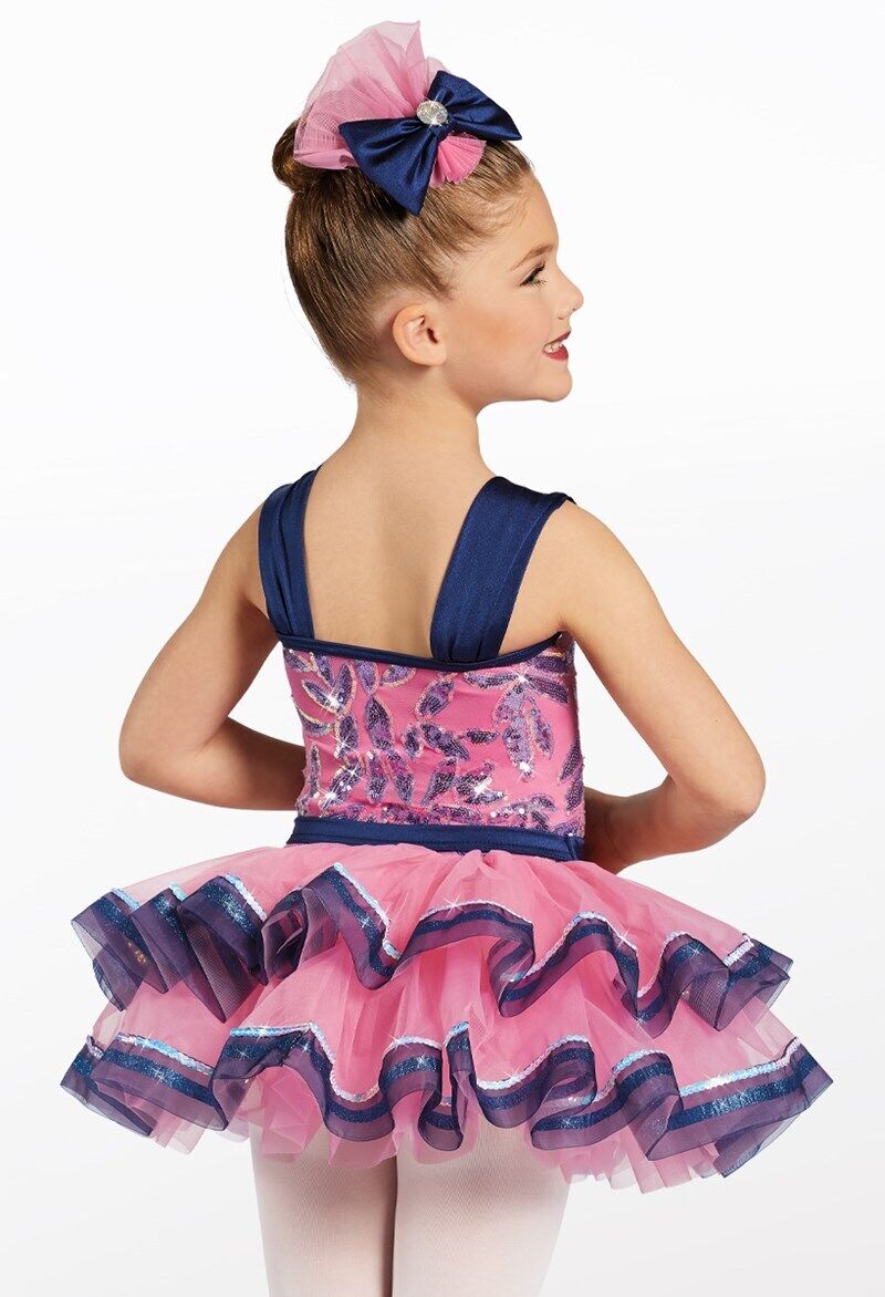 Pre-Owned Costume Weissman  12446 XSmall Child Pink  Tutu Jazz Sequin