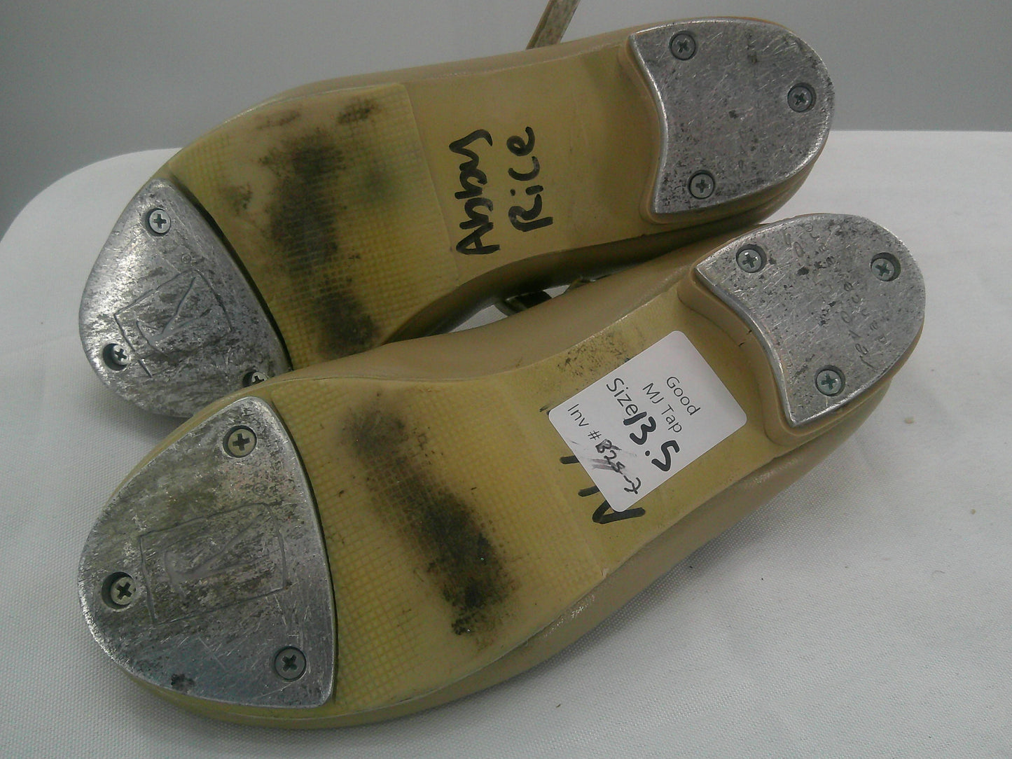 Pre-Owned Tap Shoes Revolution Kids 13.5M Mary Jane Leather Buckle Student