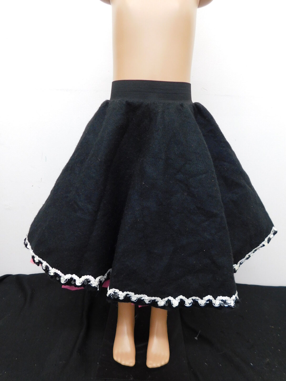 Pre-Owned Skirt Unbranded   Medium Child Black  Ballet