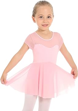 Pre-Owned leotard Dress Pink Sparkle Small Adult Phineein Ballet