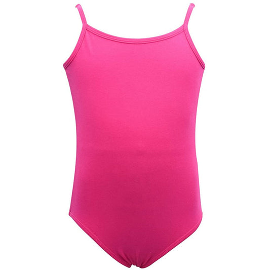 Pre-Owned Leotard Dancina Large Child Hot Pink Ballet Jazz Camisole