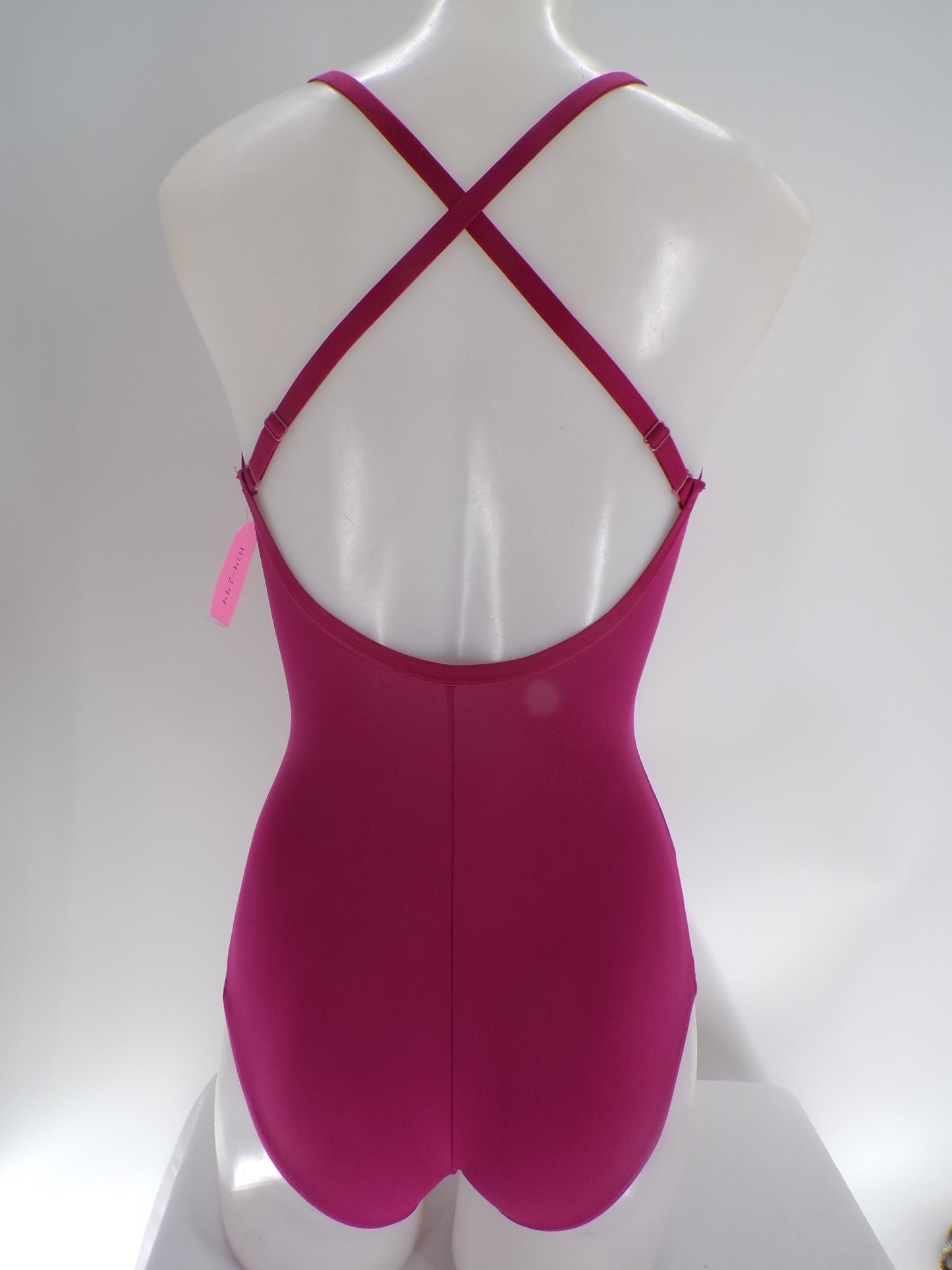 Pre-Owned Leotard Capezio   Small Adult Cranberry  Ballet Contemporary