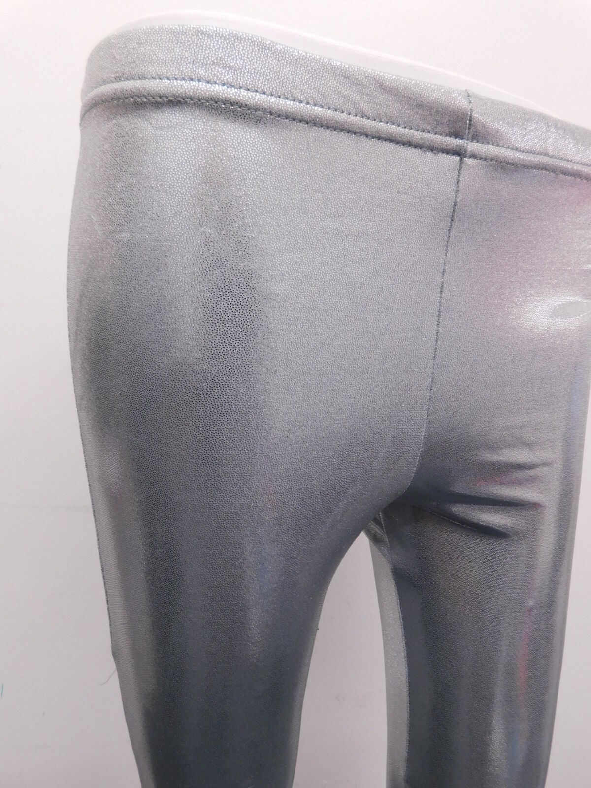Pre-Owned Leggings Unbranded   Large Child Silver  Jazz