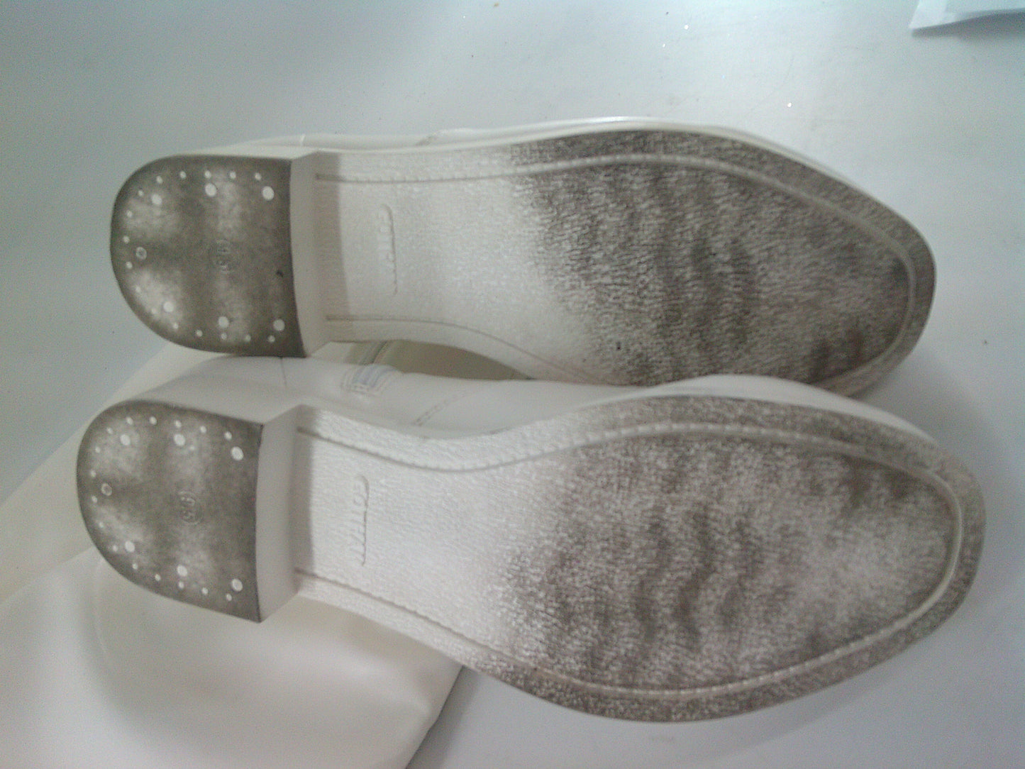 Pre-Owned Parade Shoes Danshuz Adult 9.5M Knee High Leather Zipper Rubber