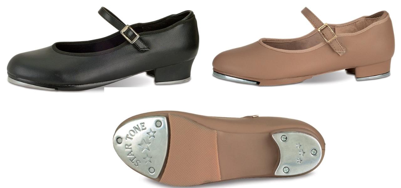 NEW Tap Shoes Danz N Motion Adult Mary Jane Faux Leather Buckle Strap