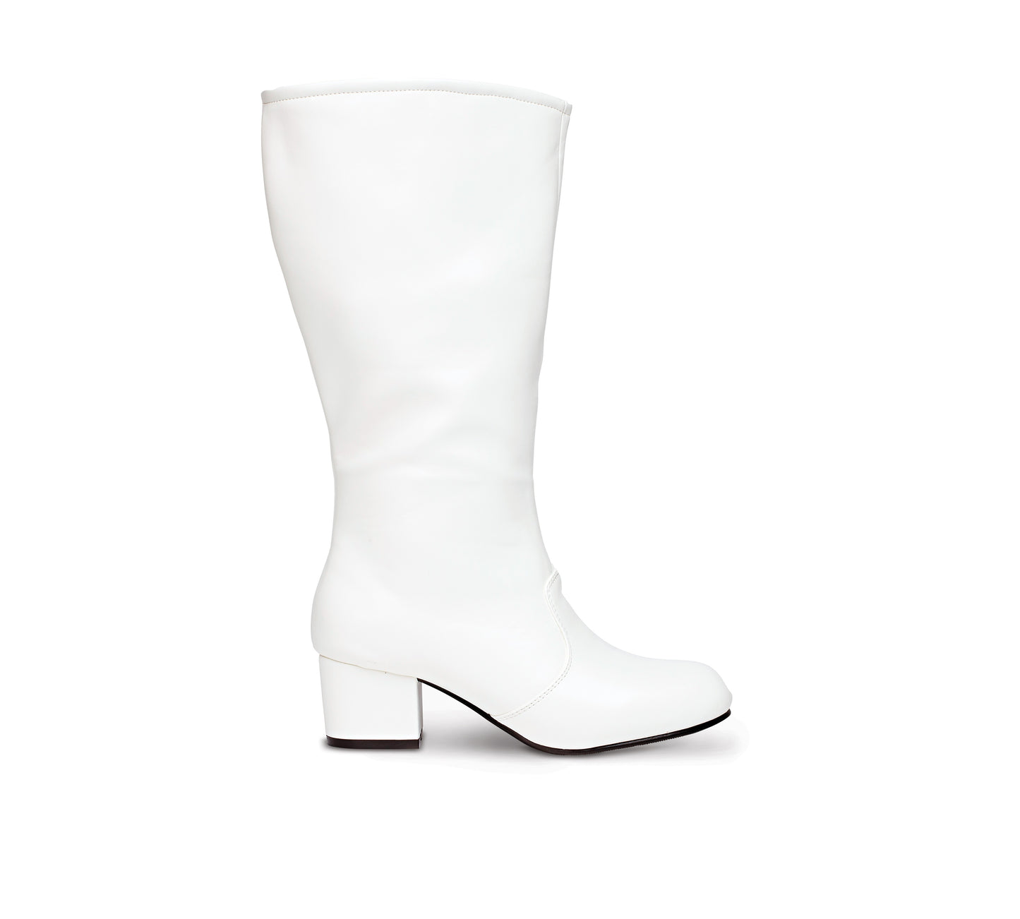 NEW Parade Band Shoes Danz N Motion Dolly 2' Heel Knee High Vinyl Pull-On Rubber Sole
