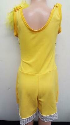 Pre-Owned Costume Curtain Call XL Child Yellow Tap Sequin
