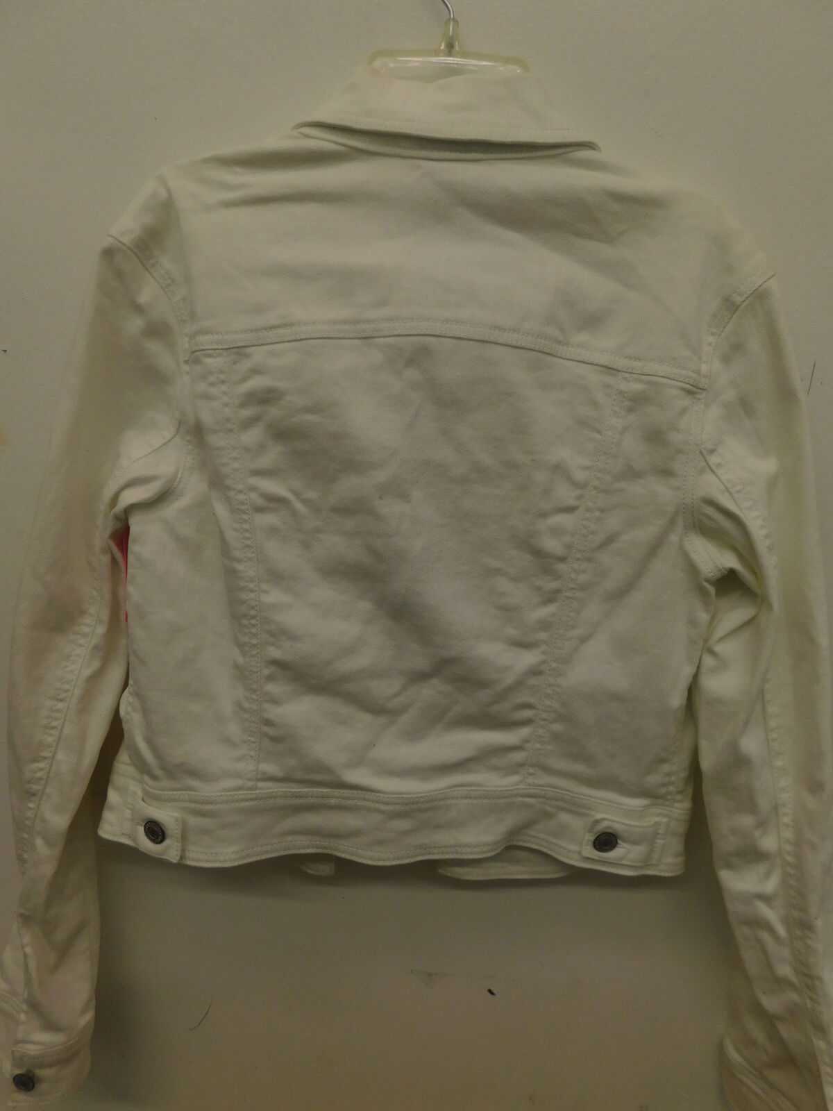 Pre-Owned Jacket Mossimo Medium Adult White Hip Hop Tap