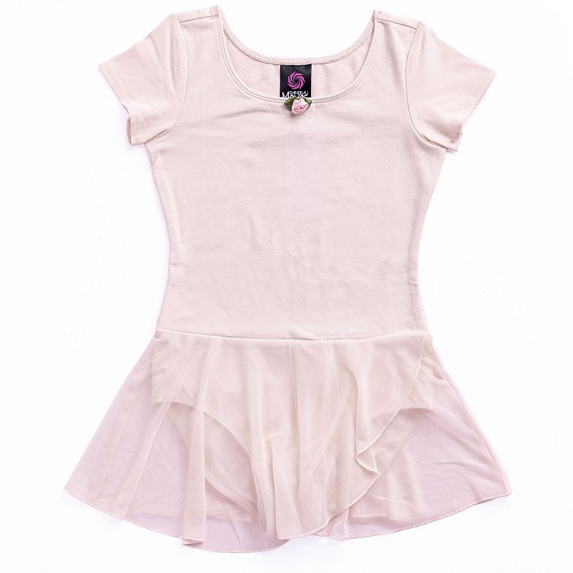 Pre-Owned Leotard Dress Danskin Medium Child Black Short Sleeve Ballet
