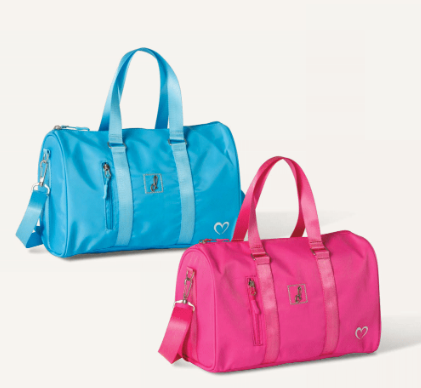 New Bag Danz N Motion B25506 Jr Dance Duffle Pink or Turquoise