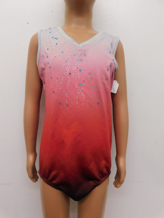 Pre-Owned Leotard Unbranded   Medium Child Red  Gymnastics