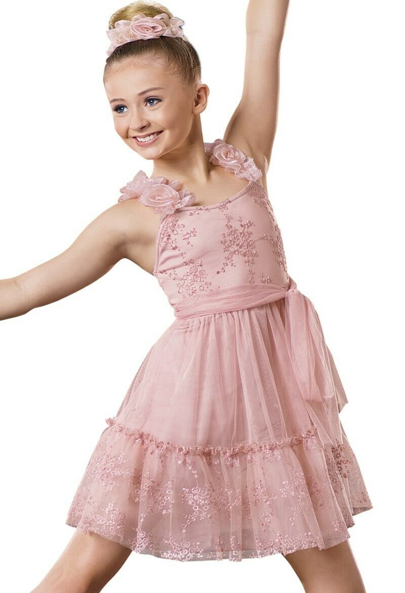 Pre-Owned Costume Weissman 9523 Medium Child Ivory Dress Lyrical