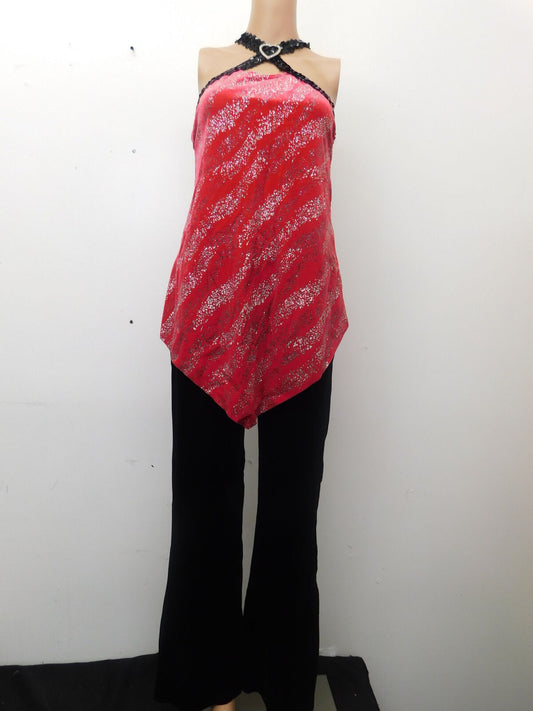 Pre-Owned Costume Dansco   Large Adult Red  Jazz