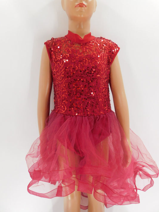 Pre-Owned Costume Iefiel   Medium Child Red  Ballet