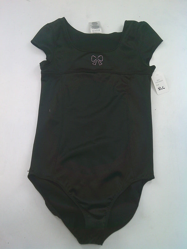 Pre-Owned Leotard Danskin Now  DN84338171 XL Child Black  Ballet